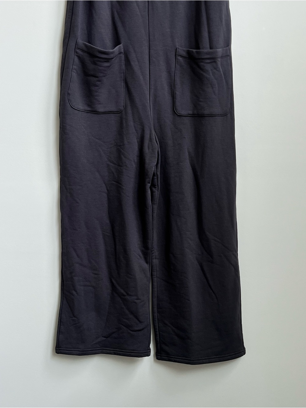 MWL Madewell Superbrushed Pull On Jumpsuit Black Coal Small Gorpcore Coastal - Picture 9 of 16